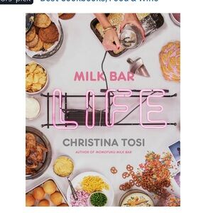 Christina Milk Bar Life Cookbook - Pink and White